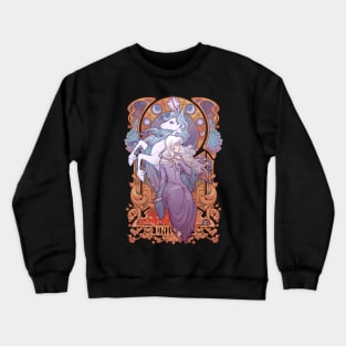 Lady Amalthea - The Last Unicorn Fitted Crewneck Sweatshirt